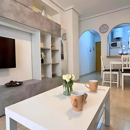 Charming Flat With Swimming Pool 500 M From Playa Del Cura! Apartmán *